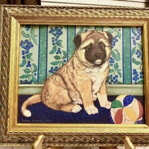 Framed Dog Art